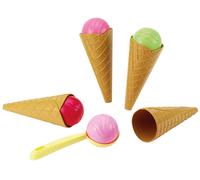 Ecoiffier Ice-Cream Cone Set with Accessories (Multi-Colour) (US IMPORT)