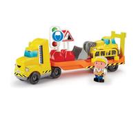 Jouets Ecoiffier - 3291 - Construction Site with Vehicles and Accessories - Abrick - Construction Toy for Children - From 18 Months - Made in France