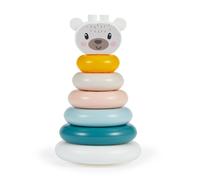 Ecoiffier - Pyramid of Bears with Lace Hoops, Pastel Colours, Fine Motor Skills,