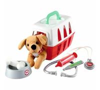 Ecoiffier Puppy With Transport And Accessories Clear Kids