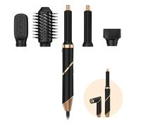 ECOJIA 5 in 1 Hair Styler Auto Wrap, Wrap Curler, Ionic Hot Air Brushes Volumizer, Round Brush, Straightener Comb Brush