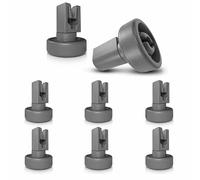 EcoJozon 8 Dishwasher Upper Basket Wheels 25mm Top Basket Wheels Fits AEG Juno Privileg Zanker Zanussi Replacement for 5028696700/0 50286967000 50286967000 5028696700