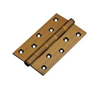 ECOLFE internal door hinges,gate hinges, 5 Inch Ball Bearing Steel Butt Door Hinge, 3mm Thick Solid Brass Silent Hinge, for Office Doors, Hotel Doors, Room Door