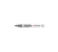 Ecoline Brush Pen Grey 704 (11507040) | Saturated Liquid Watercolor in a Brush Tip Marker for Hand Lettering and Watercolor Drawing, Dye-Based Pure Formulation