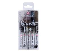 Ecoline Brushpen X5 Grey Cb
