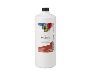 Ecoline - Liquid Watercolour Bottle 990 ml Burnt Sienna 411 - Brilliant Dye & Gum Arabic Watercolor Paint with Dosing Nozzle