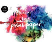 Ecoline Watercolour Printer Paper | 21 x 29.7 cm (A4), 150 g/m², 75 Sheets (91580002)