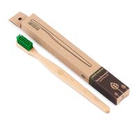 ecoLiving Beech Wood Toothbrush - Medium - Green Bristles