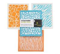 ecoLiving Compostable Sponge Cleaning Cloths - Dishcloth - Eco Friendly & Sustainable Biodegradable Cellulose Sponge Cloths - Kitchen Cleaning Cloth (Animal Print)