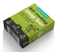 ecoLiving Dish Washing Soap Bar - Fragrance Free - 100g