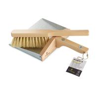 Eco Living Supreme Quality Eco Dustpan and Brush Set, 100% Plastic Free, Suitable for Vegans, FSC Certified.