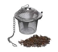ecoLiving Loose Leaf Tea Infuser - 18/8 Stainless Steel Tea Diffuser Ball - Tea Infuser with Chain Hook to Brew Loose Leaf Tea, Spices & More - Perfect Size Tea Basket for Hanging in Teapots, Mugs etc