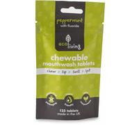 ecoLiving Mouthwash Tablets Chewable Fluoride 125 Tablets