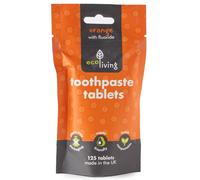 ecoLiving Toothpaste Tablets - Orange Fluoride - 125 tabs