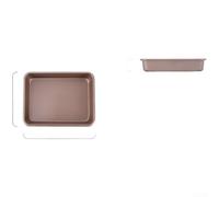 EcoLivzen Carbon Steel Loaf Tin 22x17cm Nonstick Coating(D)