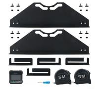 EcoLivzen Carbon Steel Toe Plates for DIY Front End Alignment | Includes digital angle finder, precise for camber readings, reduces tire wear, fits most cars