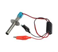 EcoLivzen for Nitro Starter Tool for 1/10 RC Models for Nitro Starter(Blue) | Starts for nitro engines fast, 6V-24V wide range, fits cars boats helicopters, secure for alligator clip
