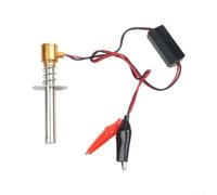 EcoLivzen for Nitro Starter Tool for 1/10 RC Models for Nitro Starter(Gold) | Starts for nitro engines fast, 6V-24V wide range, fits cars boats helicopters, secure for alligator clip