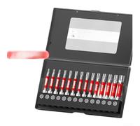 EcoLivzen Magnetic Hex Screwdriver Bit Set, 10PCS Alloy Steel 50mm 100mm Bits with 6.35mm Shank for Professional Use(C)