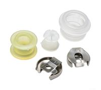EcoLivzen Nylon Rubber for Shifter Bushing Repair Kit 1J0711251 OE Fit | Fixes loose shifting, includes metal clips, direct OEM replacement, for durable nylon rubber, for golf Polo
