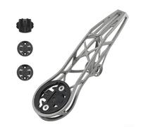 EcoLivzen Out Front Bike Mount for Road Bikes Light Camera Holder | Ultra-light 22g , TC4 , 3D printed structure, fits road bikes, silver finish