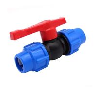EcoLivzen Plastic Shut-Off Valve 25mm for Water Flow Control(25mm)