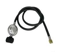 EcoLivzen Propane Adapter Hose 4FT for ForQ CC1 with Regulator Providing Safe and Stable Gas Flow with Multi layer Steel and Rubber Protection and Filter to Remove Debris (1)