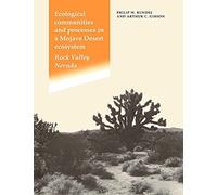 Ecological Comm in a Mojave Desert: Rock Valley, Nevada