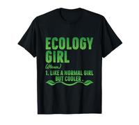 Ecology Girl Definition Woman Climate Planet Ecology T-Shirt