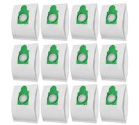 ECOMAID 12 Pack 8300AM / 8300ER Vacuum Bags Compatible with SEBO Airbelt E Series (E1 / E2 / E3) Canister Vacuums