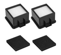 ECOMAID 2Pcs F43 HEPA Filter and Foam Filters for Dirt Devil UD20005 UD20010 Cyclonic Quick Vac Upright Vacuums, 2PY1105000 1PY1106000 f43 Filter and Foam Filter
