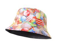 ECOMBOS Women's Reversible Bucket Hat - Printed Sun Hat, UV Protection, Foldable, Lightweight, Breathable, Casual for All-Season Outdoor