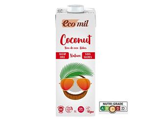 Ecomil No Added Sugar Coconut Milk, 1 Litre