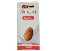 Ecomil Organic Sugar Free Natural Almond Drink, 1 Litre (Pack of 6)
