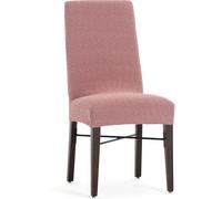 ECOMMERC3 | 2 Super Stretch Fabric Chair Covers - Pink Chair Covers Bi-elastic, Breathable and Adaptable to Multiple Models, Protection Against Daily Wear and Tear