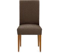 ECOMMERC3 | 2 Universal and Versatile Chair Covers - Brown Chair Cover Protector Easy to Install for Back, Seat and Arms