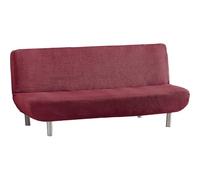 ECOMMERC3 | 3 Seater Sofa Cover Clic-Clac Elastic Jacquard - Burgundy Sofa Cover Universal Fit for Sofas Click Clack, Breathable and Anti-Wear, Easy to Put on and Remove