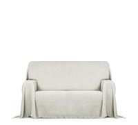 ECOMMERC3 | Alessia Multi-purpose Plaid Size 300 x 260 cm - Multipurpose Bedspread Linen Colour Decorative Bedspread for Sofa and Bed