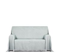 ECOMMERC3 | Alessia Multi-purpose Plaid Size 300 x 260 cm - Multipurpose Bedspread Sky Colour Decorative Bedspread for Sofa and Bed