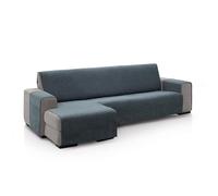 ECOMMERC3 | Chaise Longue Sofa Cover for Left Arm Back Size 240 cm - Dark Grey Chaise Longue Sofa Cover Soft Touch 100% Made in Spain