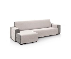 ECOMMERC3 | Chaise Longue Sofa Cover for Left Arm Back Size 280 cm - Natural Colour Soft Touch Chaise Longue Sofa Cover 100% Made in Spain