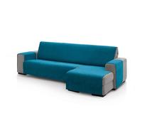 ECOMMERC3 | Chaise Longue Sofa Cover for Right Arm Back Size 240 cm - Blue Chaise Longue Sofa Cover Soft Touch 100% Made in Spain