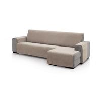 ECOMMERC3 | Chaise Longue Sofa Cover for Right Arm Back Size 280 cm - Beige Chaise Longue Sofa Cover Soft Touch 100% Made in Spain