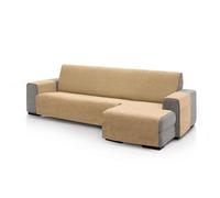 ECOMMERC3 | Chaise Longue Sofa Cover for Right Arm Backrest Size 240 cm - Gold Colour Chaise Longue Sofa Cover Soft Touch 100% Made in Spain