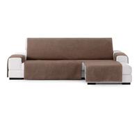 ECOMMERC3 Chaiselong Extra Right Universal and Versatile Sofa Cover - Brown Chaiselong Sofa Cover Protector Easy to Install for Back, Seat and Arms