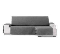 ECOMMERC3 Chaiselong Extra Right Universal and Versatile Sofa Cover - Chaiselong Sofa Cover Anthracite Protector Easy to Install for Back, Seat and Arms
