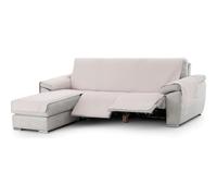 ECOMMERC3 | Chaiselong Mini Left Padded and Non-Slip Sofa Cover - Beige Chaiselong Sofa Cover Full Protection, Comfort and Style in Adjustable and Washable Design