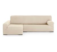 ECOMMERC3 Chaiselong Universal and Versatile Long Arm Left Sofa Cover - Ecru Colour Protector Easy to Install for Back, Seat and Arms