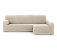 ECOMMERC3 Chaiselong | Universal and Versatile Long Right Arm Sofa Cover - Chaiselong Ecru Protector Easy to Install for Back, Seat and Arms