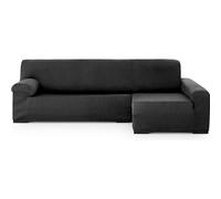 ECOMMERC3 Chaiselong Universal and Versatile Long Right Arm Sofa Cover - Dark Grey Easy to Install Protector for Back, Seat and Arms